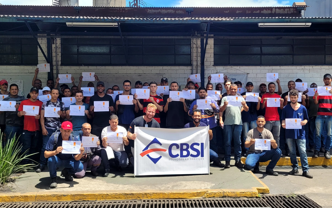 CBSI reforça compromisso com a segurança com treinamentos de NR-18