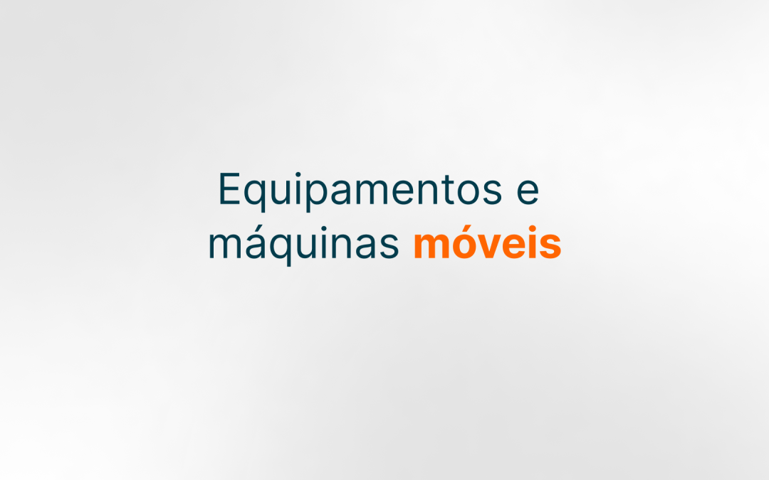 Manutenção de equipamentos e máquinas móveis