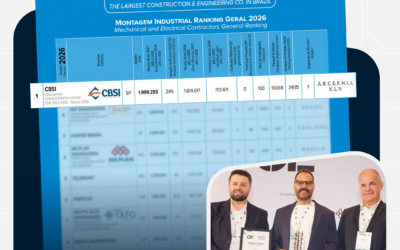 CBSI assume liderança nacional em Montagem Industrial